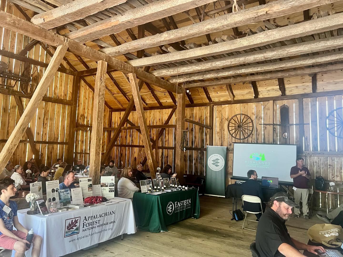 Barn being utilized by organizations as a venue for events